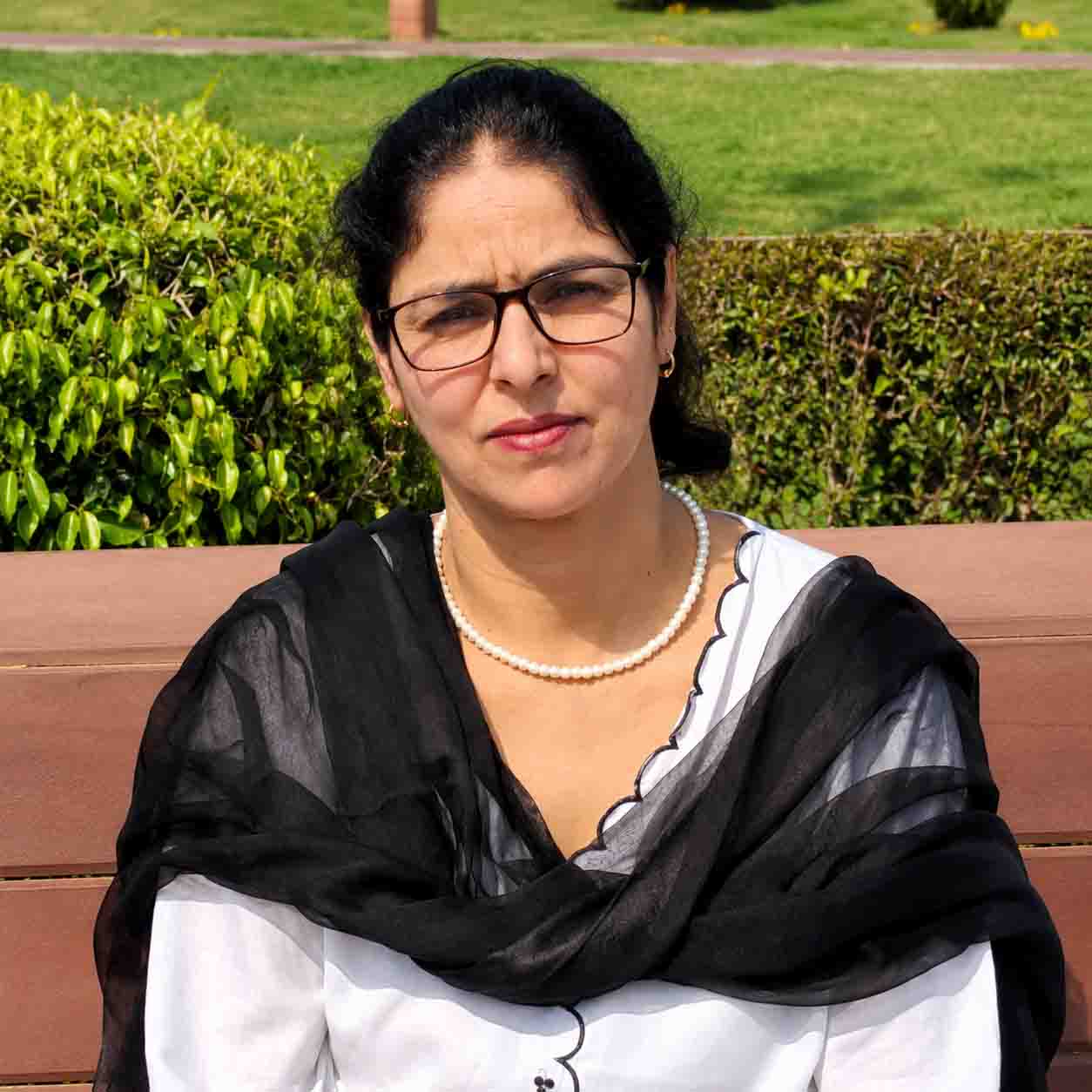 Jameela Akhter at the Humayun’s Tomb, New Delhi, 20 February 2025